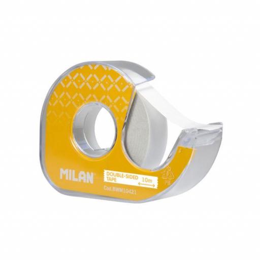 Milan - Cinta adhesiva doble cara 15 mm x 10 m