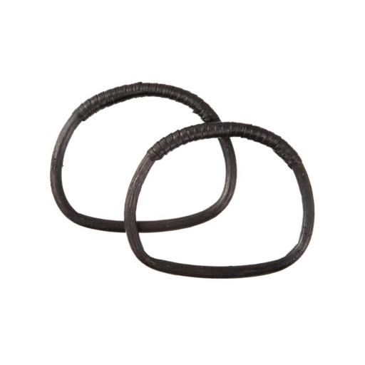 Asa madera - mimbre - 14 x 11 cm. - 1 par [1]