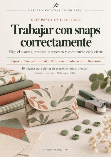 Portada de Trabajar con snaps correctamente - Guía PDF ilustrada, edición 2026