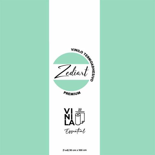 Vinilo Termoadhesivo Zediart Essential Pastel - Mint Tea [2]
