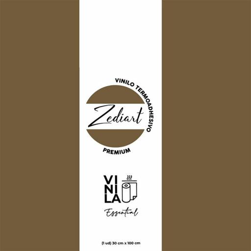 Vinilo Termoadhesivo Zediart Essential Rainbow - Brown Wood [2]