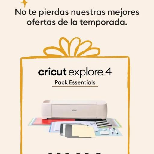 Cricut Explore™ 4 PACK ESSENTIALS + CURSO COMPLETO ONLINE CRICUT EXPLORE