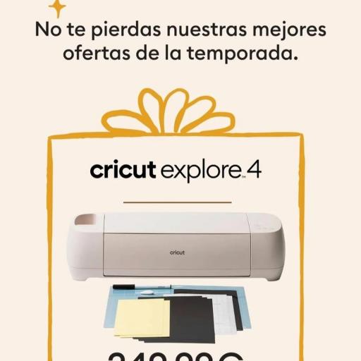 CRICUT EXPLORE 4 + CURSO COMPLETO ONLINE CRICUT EXPLORE