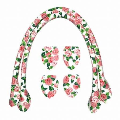 Asa primavera floreada 40 cm blanco