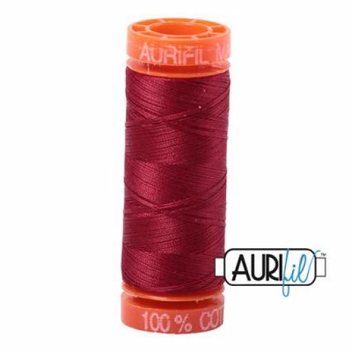 Hilo Aurifil 50 rojo 1103 - 200 m