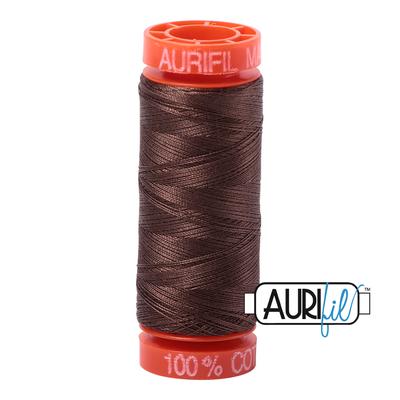 Hilo Aurifil 50 marron 1140 - 200 m