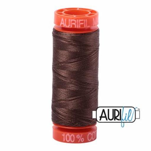 Hilo Aurifil 50 marron 1140 - 200 m [0]