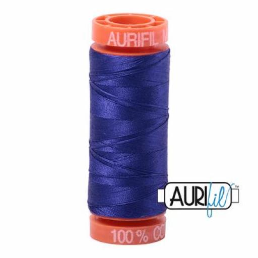 Hilo Aurifil 50 azul oscuro 1200 - 200 m