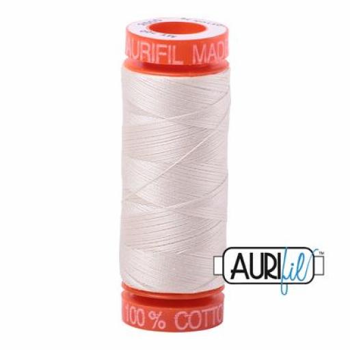 Hilo Aurifil 50 crema 2000 - 200 m [0]