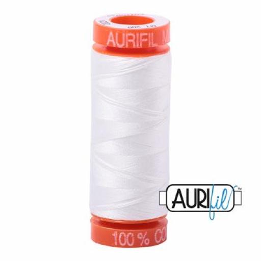 Hilo Aurifil 50 color 2021 - 200 m [0]