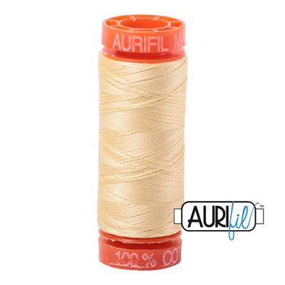 Hilo Aurifil 50 amarillo 2105 - 200 m
