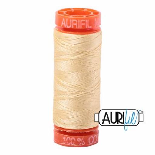 Hilo Aurifil 50 amarillo 2105 - 200 m [0]