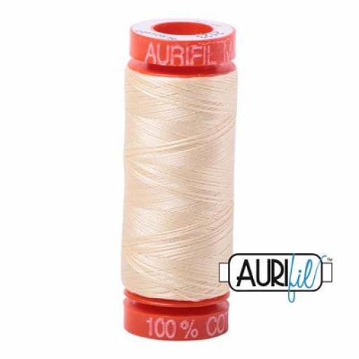 Hilo Aurifil 50 amarillo 2123 - 200 m [0]