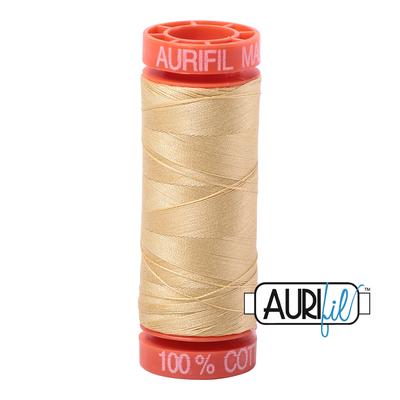 Hilo Aurifil 50 amarillo 2125 - 200 m