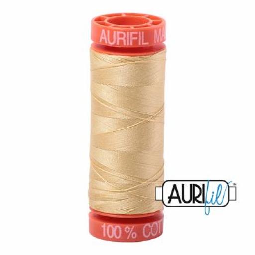 Hilo Aurifil 50 amarillo 2125 - 200 m