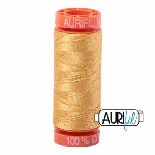 Hilo Aurifil 50 amarillo 2134 - 200 m