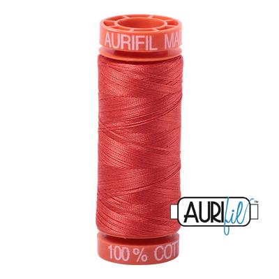 Hilo Aurifil 50 naranja 2277 - 200 m