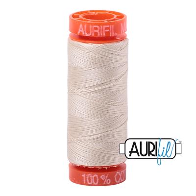Hilo Aurifil 50 crema 2310 - 200 m