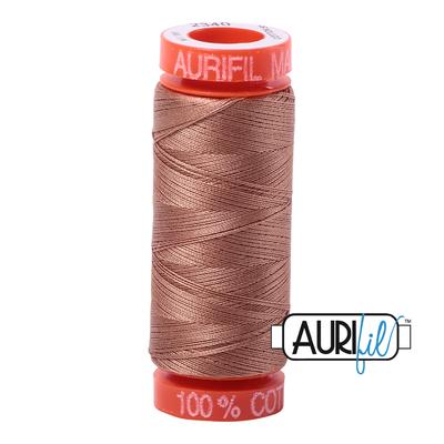 Hilo Aurifil 50 marron 2340 - 200 m
