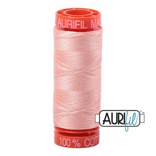 Hilo Aurifil 50 salmon claro 2420 - 200 m [0]