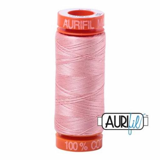Hilo Aurifil 50 rosa 2437 - 200 m