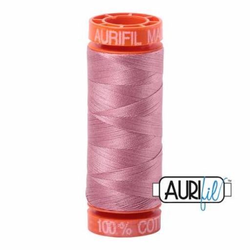 Hilo Aurifil 50 rosa 2445 - 200 m [0]