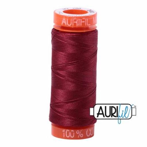 Hilo Aurifil 50 rojo 2460 - 200 m [0]