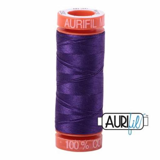 Hilo Aurifil 50 violeta oscuro 2582 - 200 m
