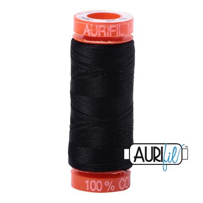 Hilo Aurifil 50 negro 2692 - 200 m