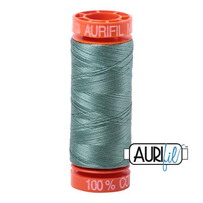 Hilo Aurifil 50 verde azulado 2850 - 200 m