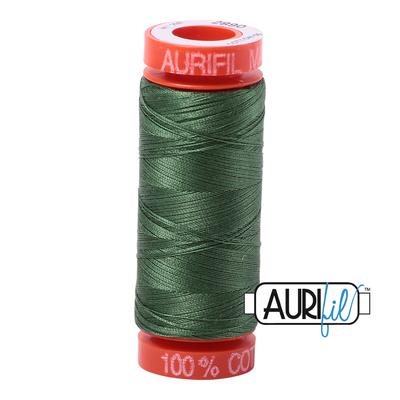 Hilo Aurifil 50 verde 2890 - 200 m