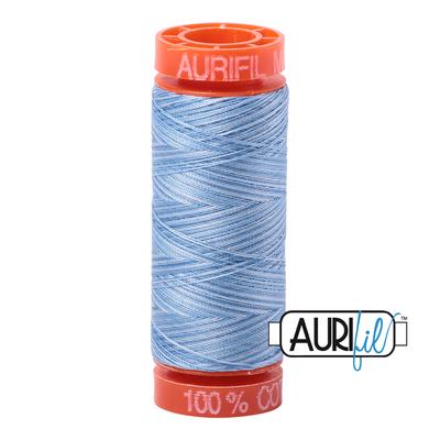 Hilo Aurifil 50 azul 3770 - 200 m