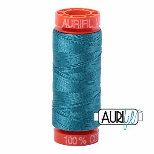 Hilo Aurifil 50 turquesa 4182 - 200 m