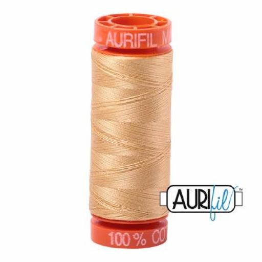 Hilo Aurifil 50 amarillo 5001 - 200 m