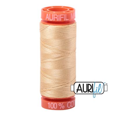 Hilo Aurifil 50 amarillo 6001 - 200 m