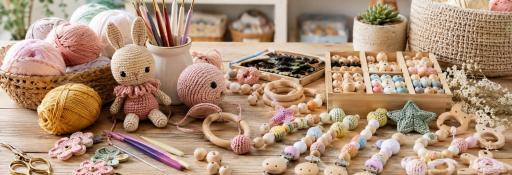 Amigurumi, chupeteros y cuentas