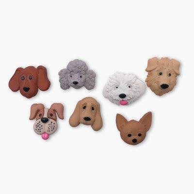Botones decorativos perros Fuzzy Faces - Bolsa