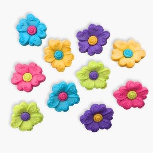 Botones decorativos flores Button Fun - Bolsa [0]