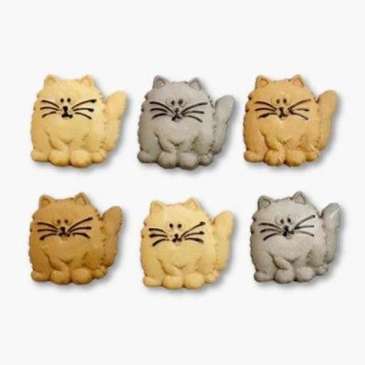 Botones decorativos gatos Fat Cats - Bolsa [0]