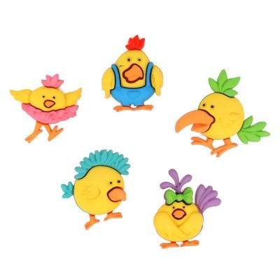 Botones decorativos pajaros Wacky Wings - Bolsa