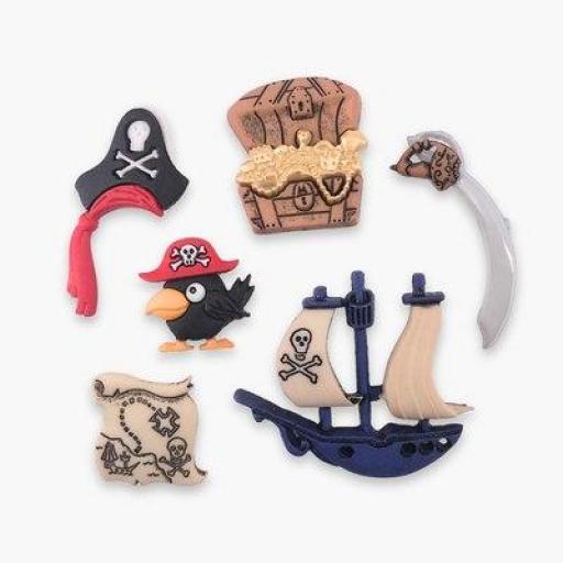 Botones decorativos piratas Pirates - Bolsa [0]