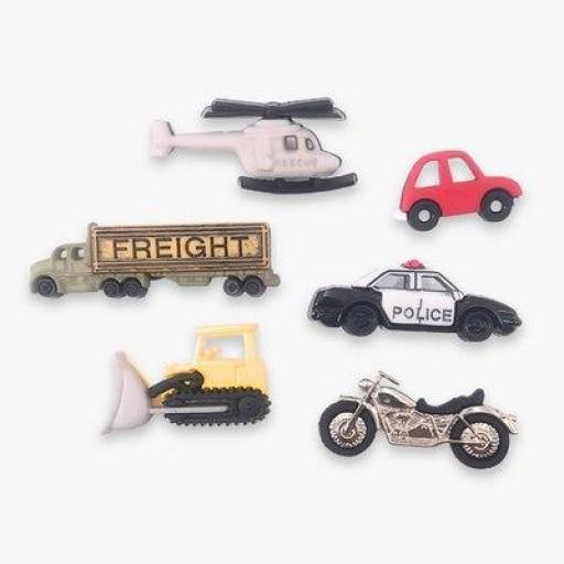 Botones decorativos vehiculos Ready to Roll - Bolsa [0]