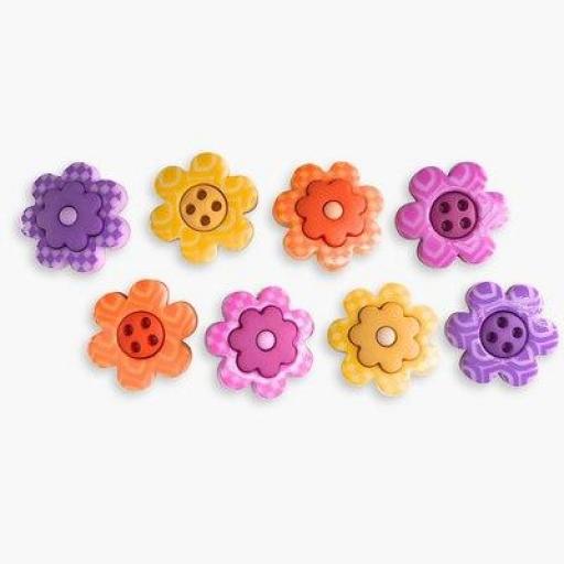 Botones decorativos flores Bright Blosson - Bolsa