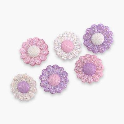Botones decorativos margaritas Shimmer Daisies - Bolsa