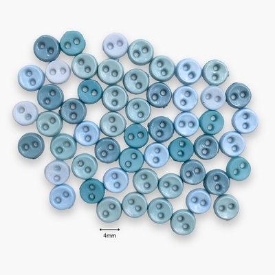 Botones decorativos micro redondos Ocean - Bolsa