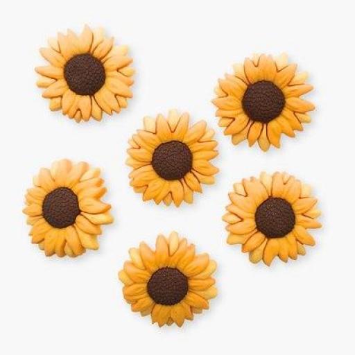 Botones decorativos girasoles Sunflowers - Bolsa