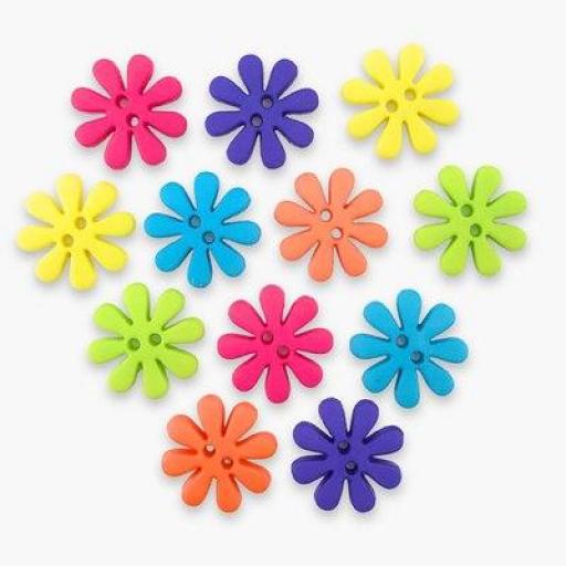 Botones decorativos flores retro Sew Cute - Bolsa