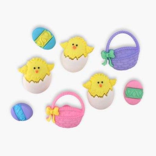 Botones decorativos Pascua Easter Basket - Bolsa