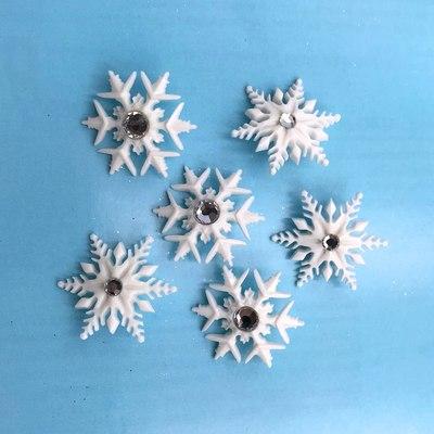 Botones decorativos copos Fancy Snowflakes - Bolsa