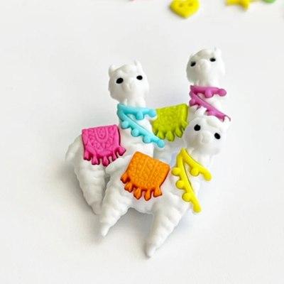 Botones decorativos de llamas adorables - Bolsa